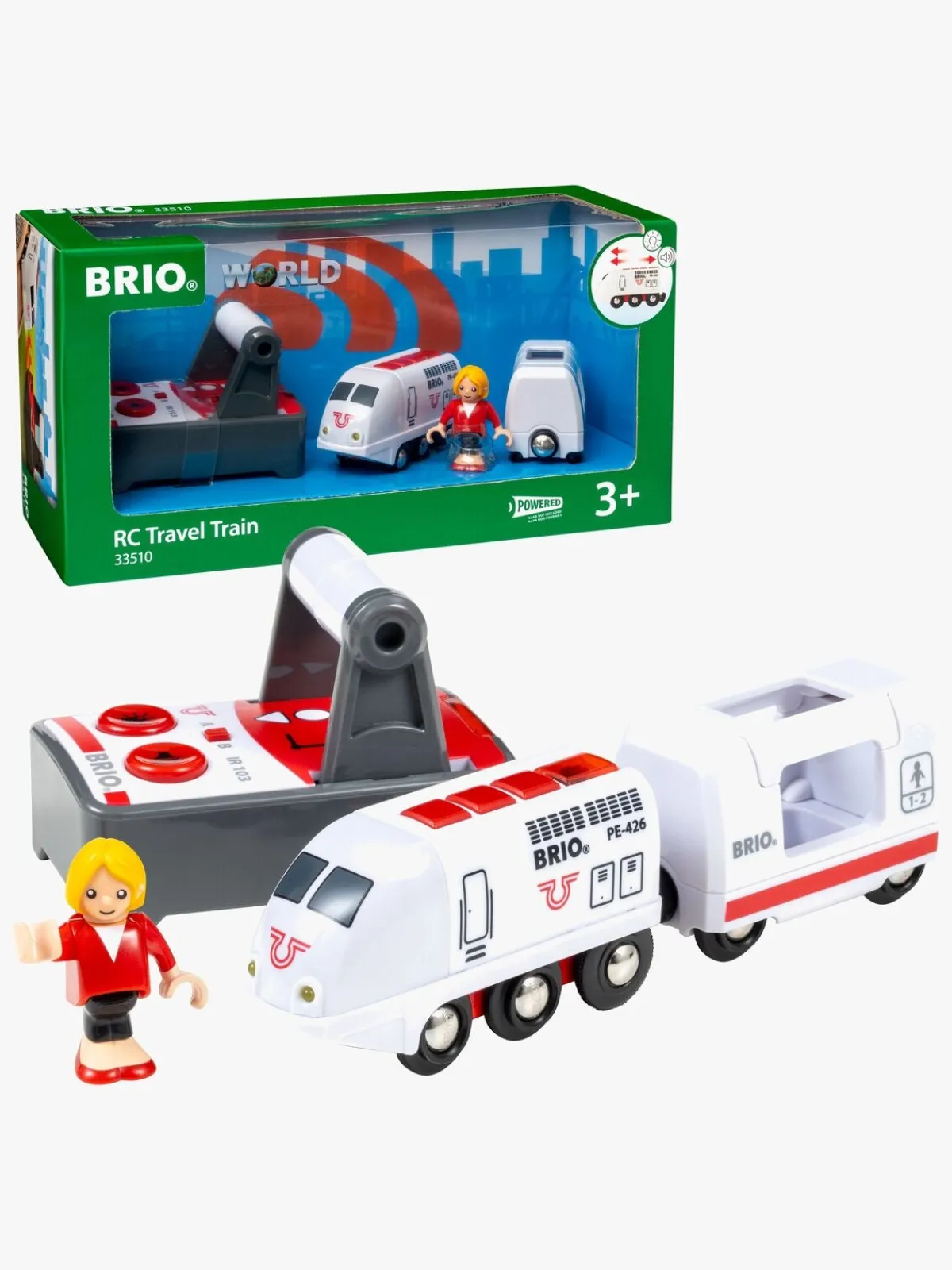 Brio Togbaner & Legeborde-World 33510 Fjernstyret Passagertog