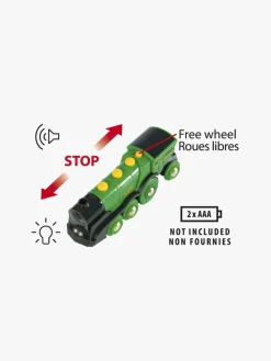 Brio World 33593 Flot Grønt Lokomotiv B/O