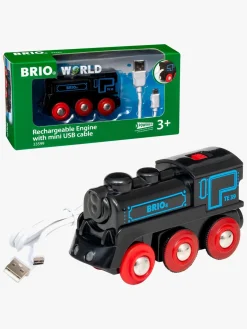 Brio Legetøjsbiler & -Fartøjer-World 33599 Genopladeligt Lokomotiv Med Mini USB-Kabel