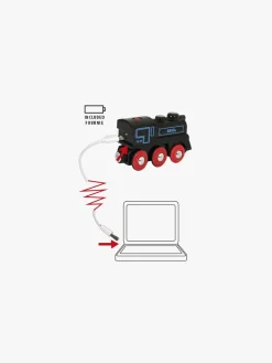 Brio Legetøjsbiler & -Fartøjer-World 33599 Genopladeligt Lokomotiv Med Mini USB-Kabel