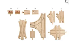 Brio World 33307 Skinnesæt 11 Dele