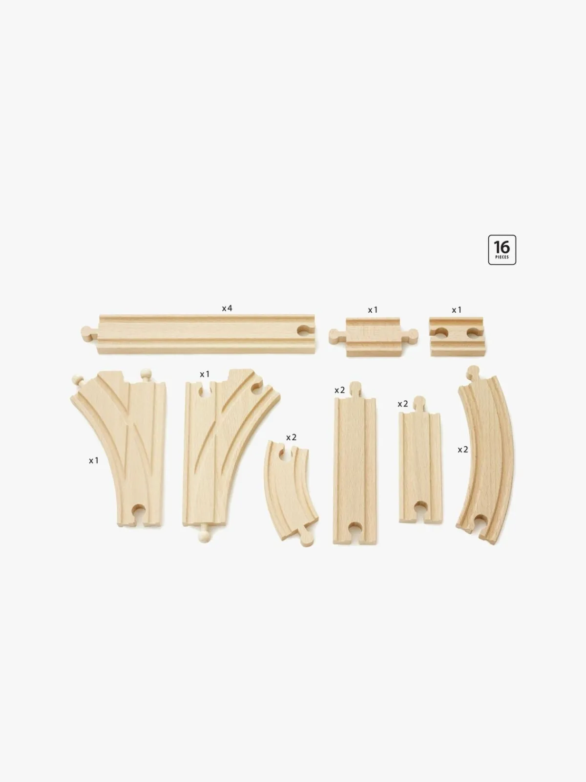 Brio Togbaner & Legeborde-World 33402 Skinnesæt 16 Dele