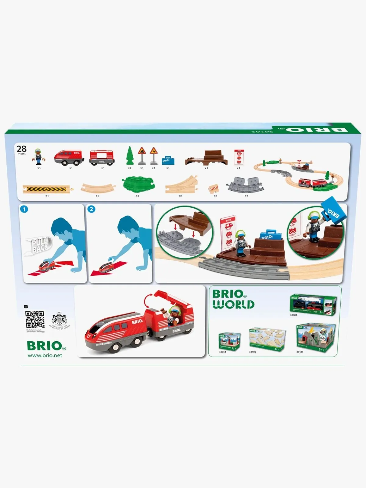 Brio Togbaner & Legeborde-World 36102 Togbane Pull Back