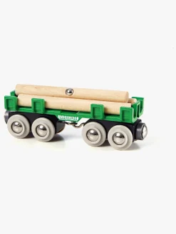 Brio Togbaner & Legeborde-World 33696 Togvogn Med Tømmer