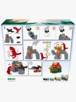 Brio Togbaner & Legeborde-World 36092 Vulkanudbrud med Dinosaur