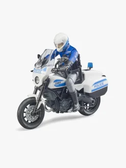 Bruder Legetøjsbiler & -Fartøjer-BWorld Scrambler Ducati Politimotorcykel med Chauffør