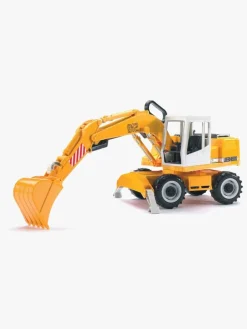 Bruder Legetøjsbiler & -Fartøjer-MAN TGA Construction Truck & Liebherr Gravemaskine