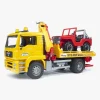 Legetøjsbiler & -Fartøjer|StanleyJr Bruder MAN TGA Kranbil m. Jeep