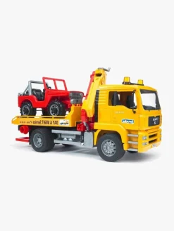Legetøjsbiler & -Fartøjer|StanleyJr Bruder MAN TGA Kranbil m. Jeep