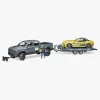 Bruder RAM 2500 Power Wagon Inkl. Trailer m. Roadster Racing Team
