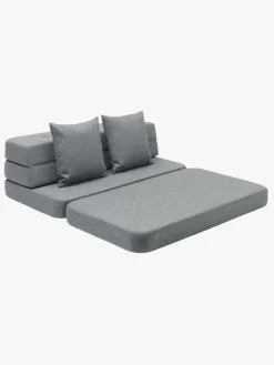 Børn KlipKlap Børnemøbler-by 3 Fold Sofa XL, Blue Grey