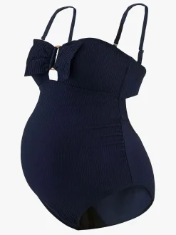 CacheCoeur Cache Coeur Bamboo Graviditetsbadedragt, Navy Blue