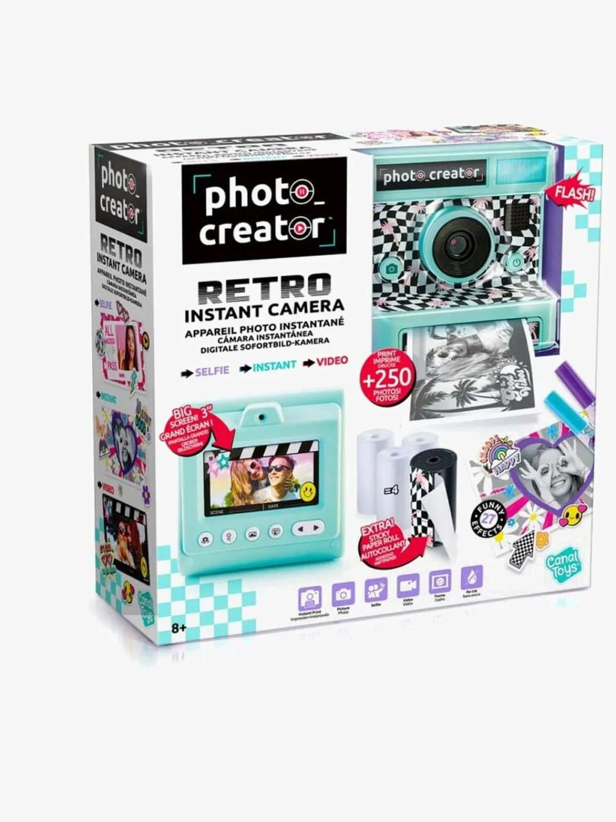 StudioCreator Elektronik & Media-Canal Toys Photo Creator Retro Instant Kamera