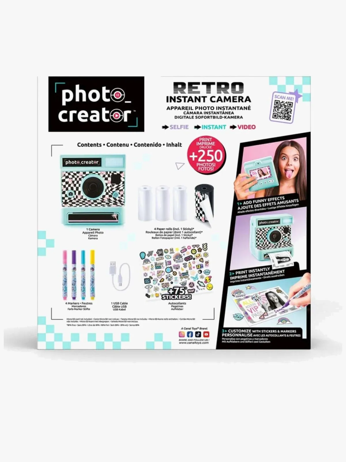 StudioCreator Elektronik & Media-Canal Toys Photo Creator Retro Instant Kamera