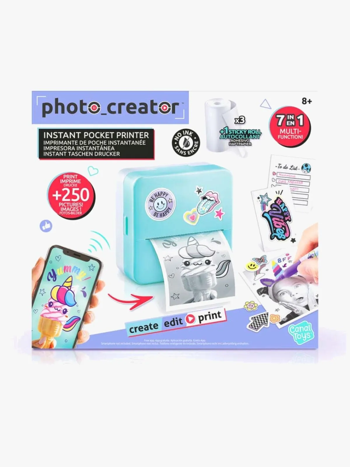StudioCreator Canal Toys Photo Creator 7-i-1 Instant Miniprinter