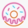 Børn Candy Shock Lamper & Belysning-Neonlampe, Donut