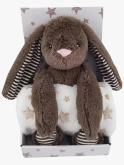 Børn CarloBaby Fleecetæppe Beige Stjerne & Kanin