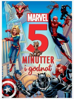 MarvelAvengers Carlsen Bog Fem minutter i godnat - Marvel