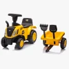 CAT Pedal- & Gåbiler-erpillar Gåbil med Trailer, Gul