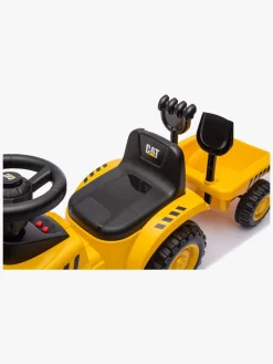 CAT Pedal- & Gåbiler-erpillar Gåbil med Trailer, Gul