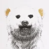 Børn Childhome Billede Polar Bear 30x40