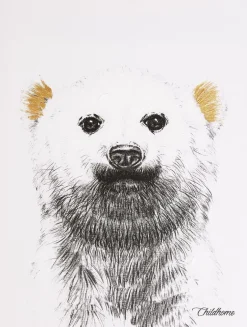 Børn Childhome Billede Polar Bear 30x40