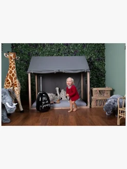 Børn Childhome Juniorseng Hus 70x140, Natur
