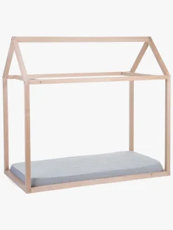 Børn Childhome Juniorseng Hus 70x140, Natur