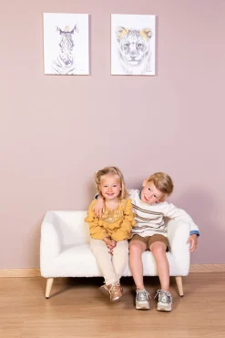 Børn Childhome Kids Teddy Sofa, Offwhite
