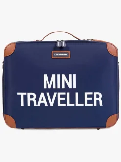 Børn Childhome Mini Traveler Kuffert, Navy/White