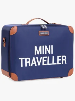 Børn Childhome Mini Traveler Kuffert, Navy/White