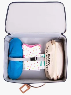 Børn Childhome Mini Traveler Kuffert, Navy/White
