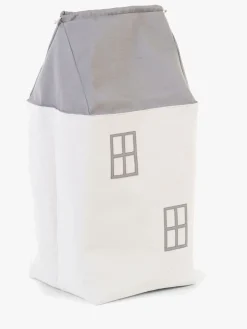 Børn Childhome Opbevaringskasse Hus, Grey/White