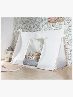 Børnesenge & Tilbehør|Childhome Sengegardin Tipi 90x200, White