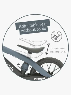 Chillafish Cykler-BMXie Vroom Løbecykel, Antracitgrå