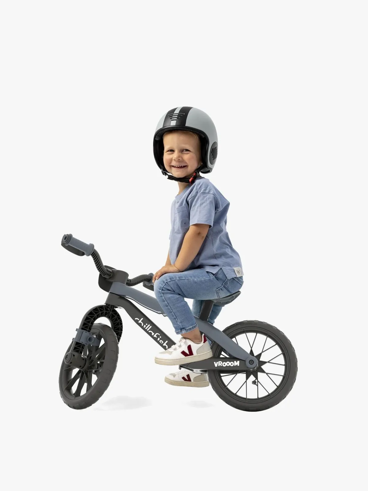 Chillafish Cykler-BMXie Vroom Løbecykel, Antracitgrå