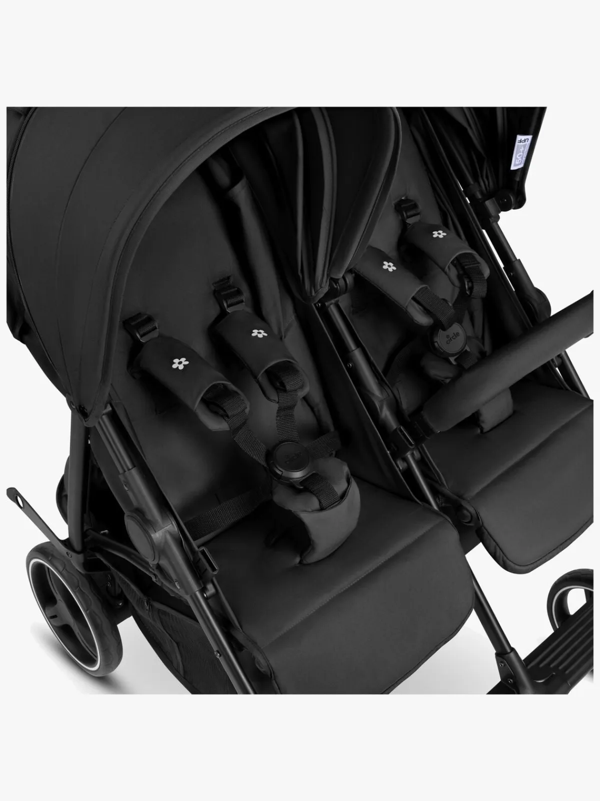 Circle D Two Tvillingevogn, Black