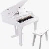 ClassicWorld Musikinstrumenter-Classic World Klaver, Hvid