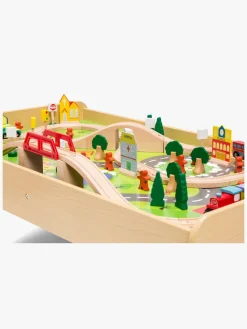 ClassicWorld Togbaner & Legeborde-Classic World Togbord 90, Natur