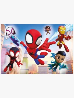 SpideyandFriends Clementoni Spidey And His Amazing Friends Puslespil 2x60 Brikker
