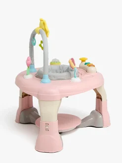 Babylegetøj|CloudberryCastle Cloudberry Castle Aktivitetscenter 3-i-1, Pink/ Beige