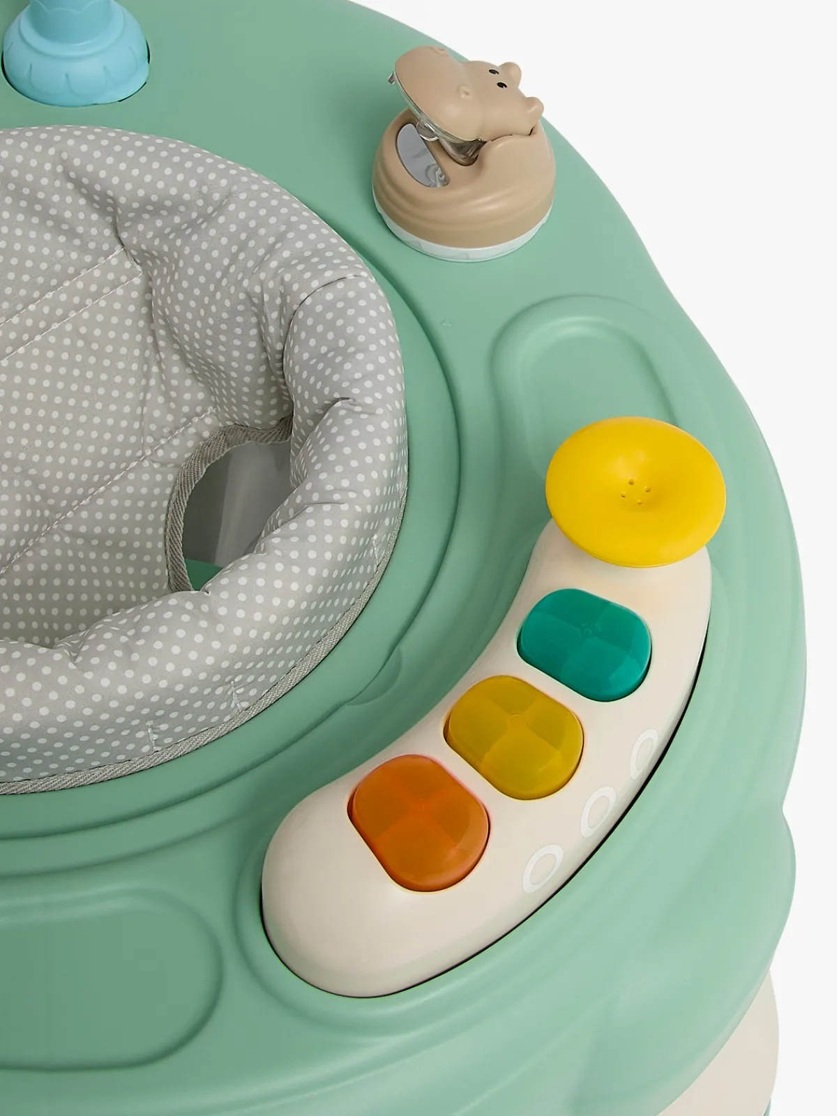 Babylegetøj|CloudberryCastle Cloudberry Castle Aktivitetscenter 3-i-1, Green/Grey Grå