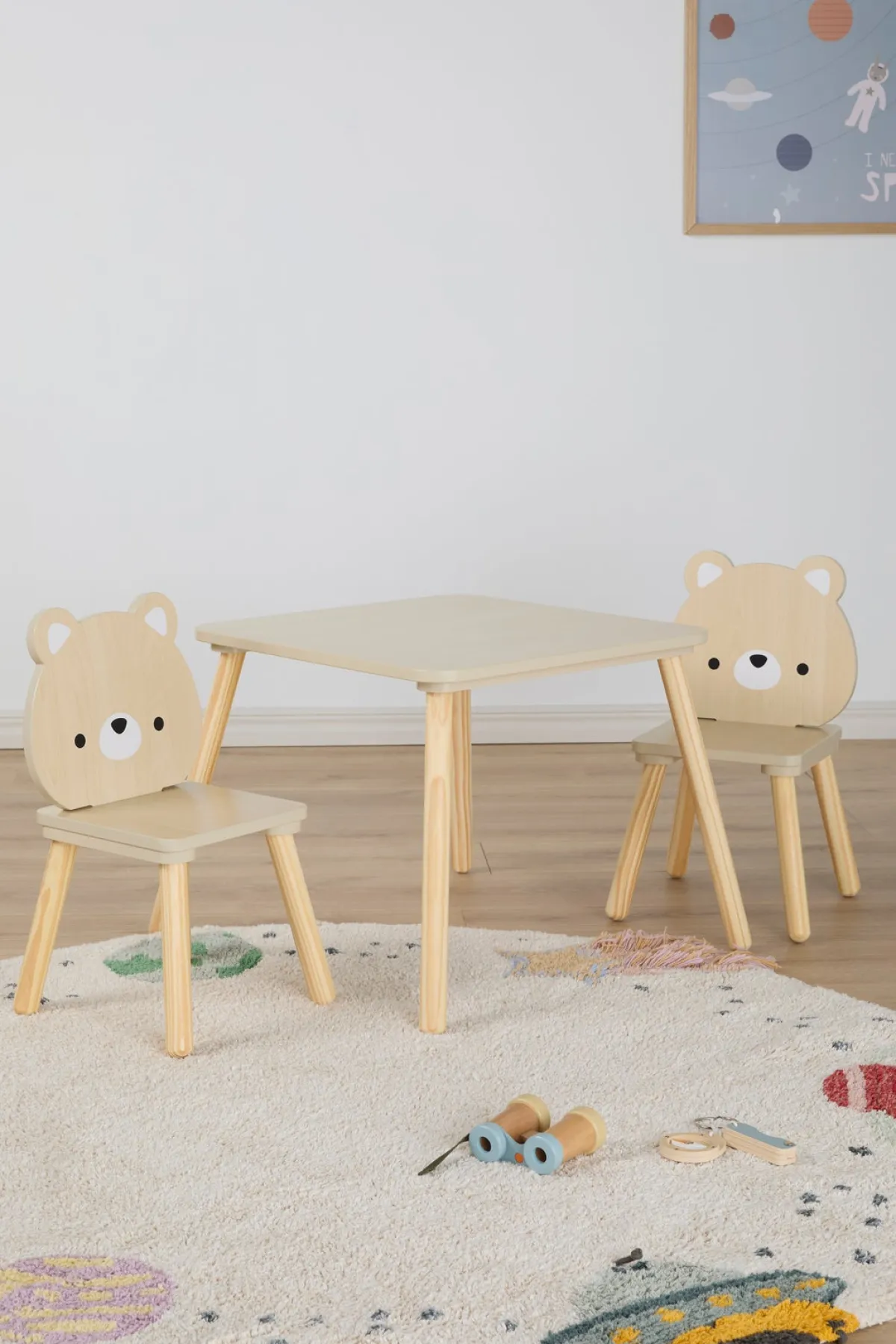 Børnemøbler|CloudberryCastle Cloudberry Castle Bord & Stole Bjørn