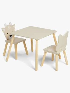 Børnemøbler|CloudberryCastle Cloudberry Castle Bord & Stole, Deer & Fox