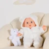 CloudberryCastle Dukker & Bamser-Cloudberry Castle Dukke med Dyredragt 40 cm, Hvid