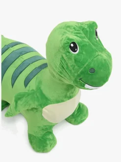 CloudberryCastle Cloudberry Castle Hoppedyr Dinosaur med Plysbetræk, Grøn
