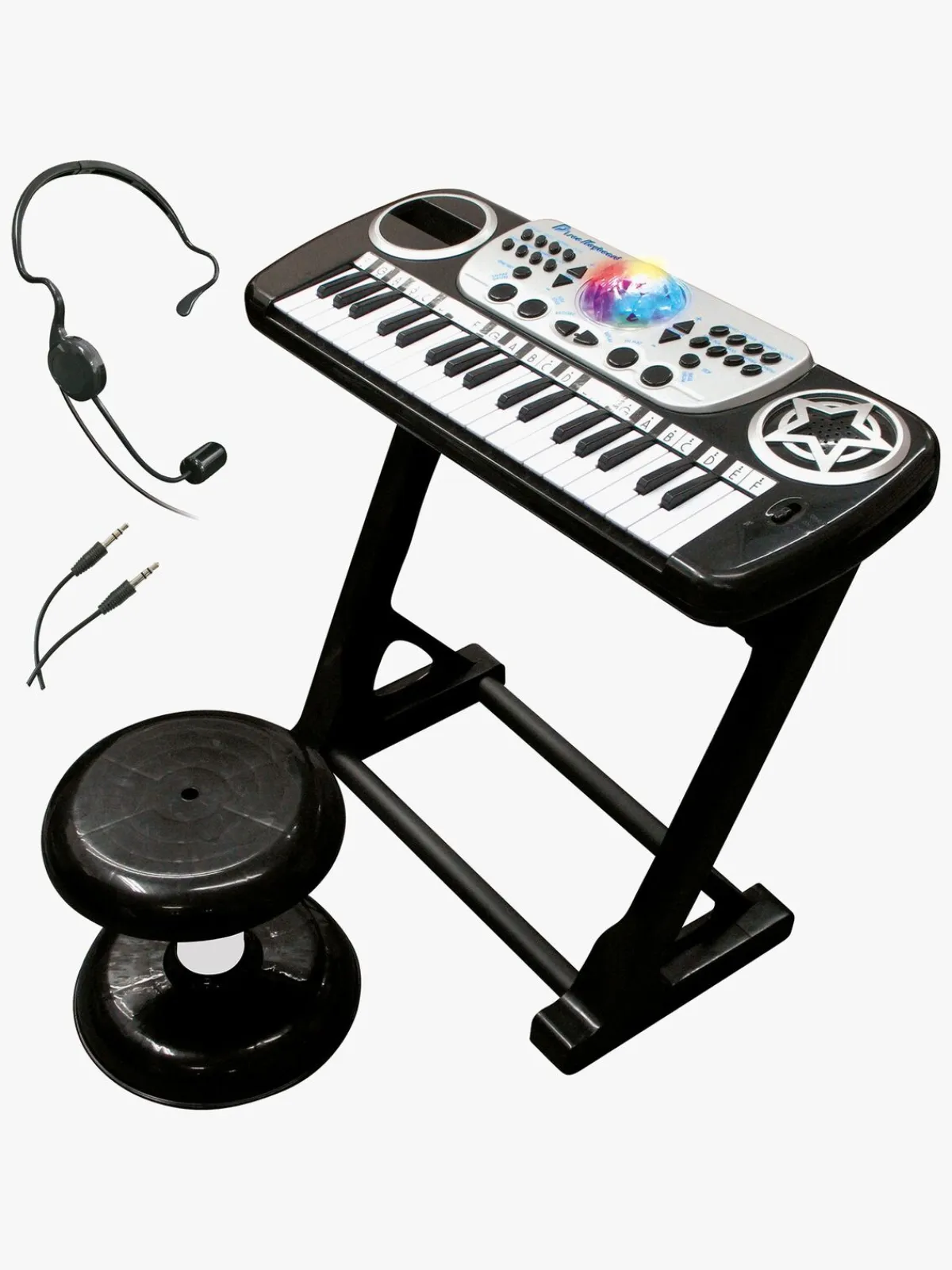 Musikinstrumenter|Legetøj Til Børn På 0-10 År|CloudberryCastle Cloudberry Castle Keyboard med Skammel