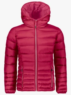 Børn CMP Fix Hood Dynejakke, Rhodamine