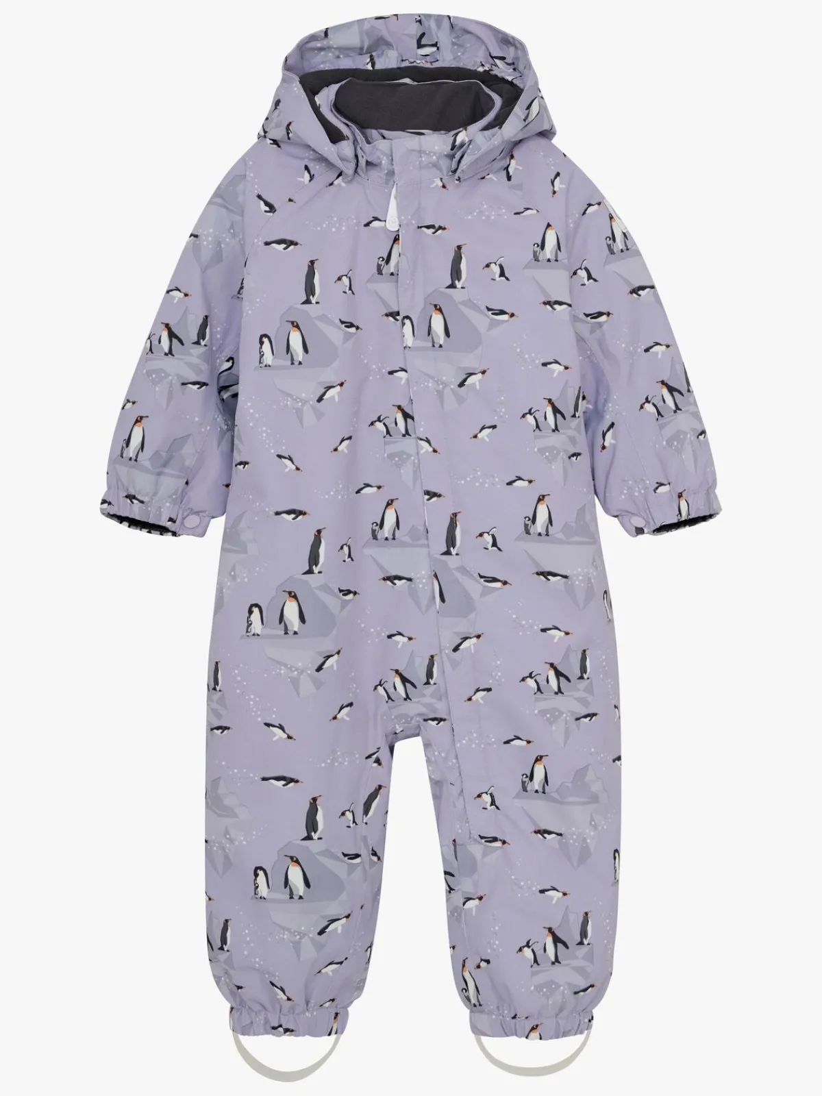 Overtøj|ColorKids Color Kids Babyflyverdragt, Languid Lavender Lilla/Hvid/Sort