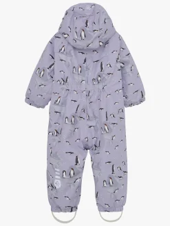 Overtøj|ColorKids Color Kids Babyflyverdragt, Languid Lavender Lilla/Hvid/Sort